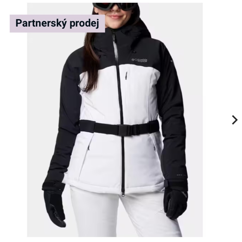 Columbia cirque bowl belted Two-Tone Hooded Winter‎ Jacket